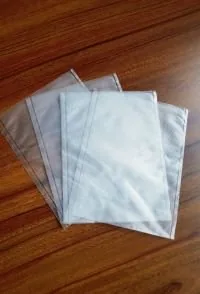 Clear water-soluble bags used for packing agrochemical products